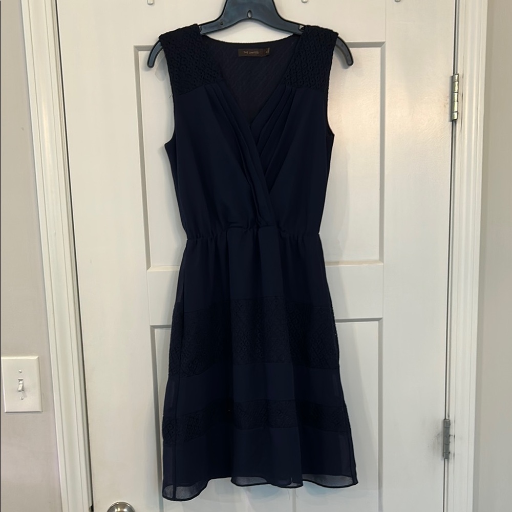 The Limited Black Sleeveless V-Neck Sundress